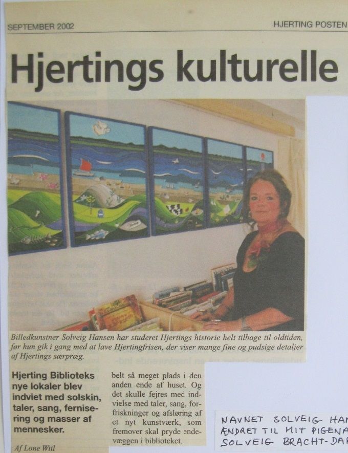 Frise bestående af 5 